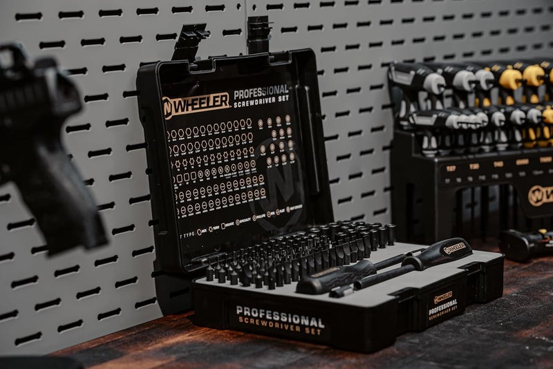 Wheeler Engineering 100-Piece Professional Screwdriver Set with Steel Construction, Metric and Standard Sizes, Storage Case, for Gunsmithing and Maintenance - Image 3